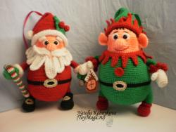 Санта и Гном-игрушки на ёлку