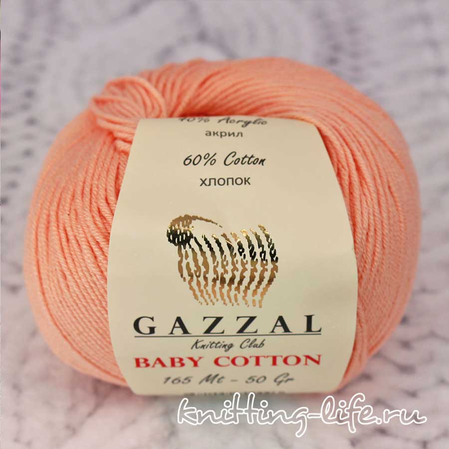 Пряжа Gazzal Baby Cotton - купить по цене от 81 руб