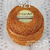Пряжа с люрексом YarnArt Camellia цвет номер 421 бронза