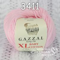 Пряжа полухлопок Gazzal "Baby Cotton XL" цвет номер 3411