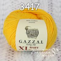 Пряжа полухлопок Gazzal "Baby Cotton XL" цвет номер 3417