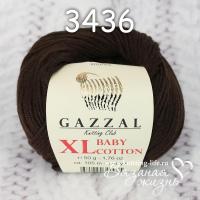 Пряжа полухлопок Gazzal "Baby Cotton XL" цвет номер 3436