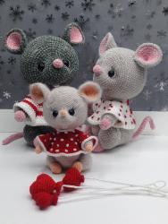 Влюблённые мышки , мк Анны Садовской.