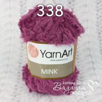 Пряжа мех YarnArt Mink цвет номер 338