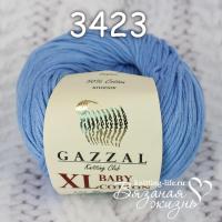 Пряжа полухлопок Gazzal "Baby Cotton XL" цвет номер 3423