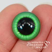 Живые глазки для игрушек (кукол) цвет - зелёный