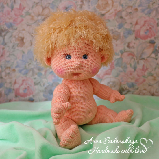 Вязаная игрушка (амигуруми) Вовочка